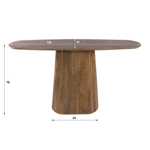 Esszimmertisch Signoria | Mango massiv | sand