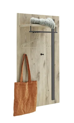 Garderoben Set 2 Colorado | Viking Oak / Graphit schwarz | 4-teilig