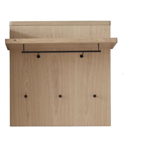 Garderoben Set Barcelona | Balkeneiche Bianco / Eiche Bianco | 5-teilig | inkl. LED Beleuchtung