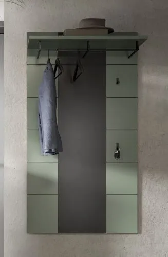 Garderoben-Set Canu 3 | Basalt grau / Smoke Green | 3-teilig