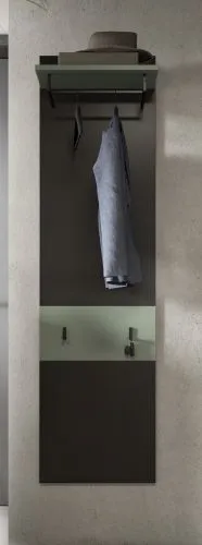 Garderoben-Set Canu 5 | Basalt grau / Smoke Green | 3-teilig