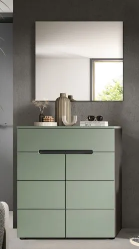 Garderoben-Set Canu | Basalt grau / Smoke Green | 2-teilig