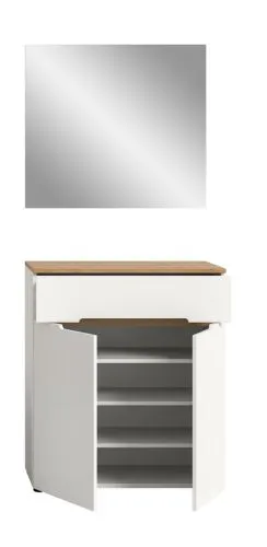 Garderoben-Set Canu | Weiß / Artisan Eiche | 2-teilig