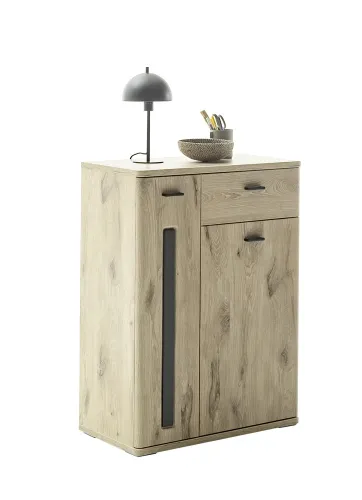 Garderoben Set Colorado | Viking Oak / Graphit schwarz | 5-teilig