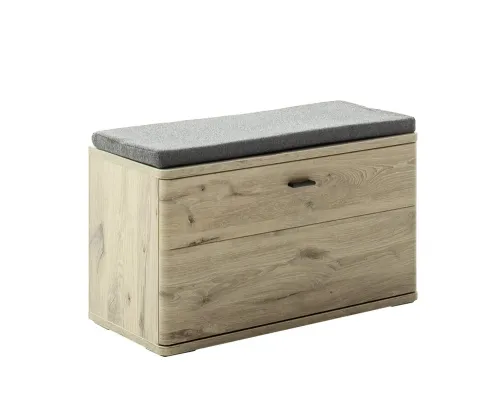 Garderoben Set Colorado | Viking Oak / Graphit schwarz ohne Sitzkissen