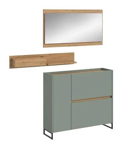 Garderoben-Set Drive 2 | Salbei / Artisan Oak | 3-teilig