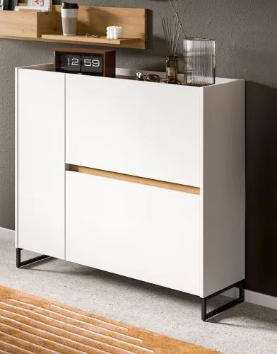 Garderoben-Set Drive | weiß / Artisan Oak | 5-teilig