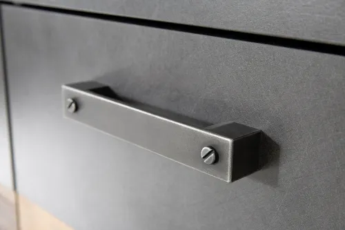 Garderoben-Set Indy | Old Used Wood / Matera grau | 4-teilig | Shabby Look