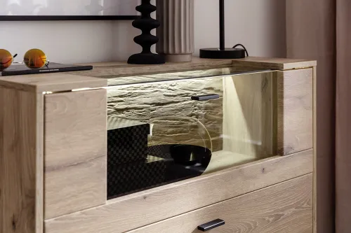 Garderoben Set Mezzano 1 | Viking Oak | 3-teilig ohne Beleuchtung