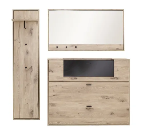 Garderoben Set Mezzano 2 | Viking Oak | 3-teilig