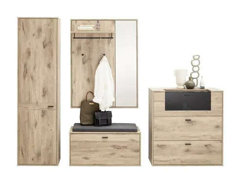 Garderoben Set Mezzano 3 | Viking Oak | 4-teilig