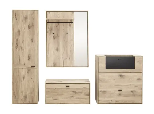 Garderoben Set Mezzano 3 | Viking Oak | 4-teilig