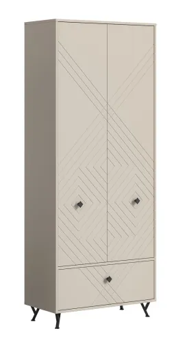 Garderoben-Set Notes | beige matt/sandfarben | 3-teilig