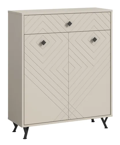 Garderoben-Set Notes | beige matt/sandfarben | 4-teilig