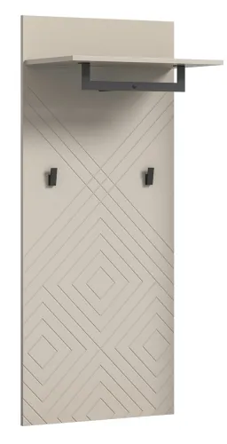 Garderoben-Set Notes | beige matt/sandfarben | 4-teilig