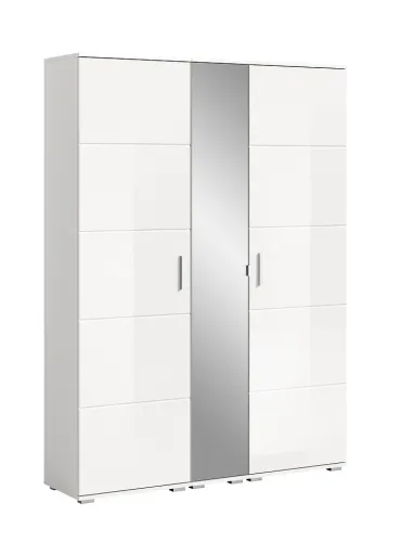 Garderoben-Set Prego | weiß Hochglanz | 3-teilig