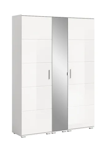 Garderoben-Set Prego | weiß Hochglanz | 3-teilig