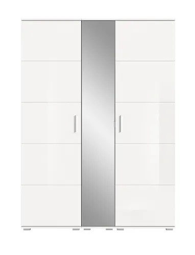 Garderoben-Set Prego | weiß Hochglanz | 3-teilig