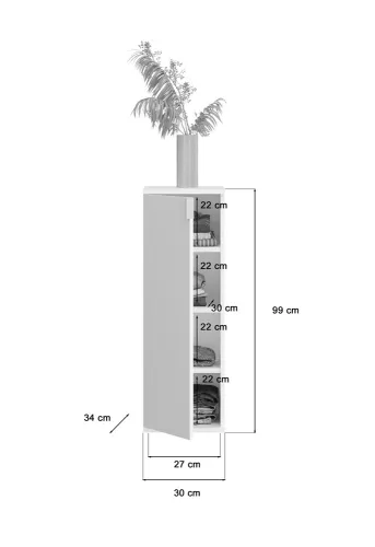 Garderoben Set Projekt X 1 | Kommoden | weiß Hochglanz | 2-teilig