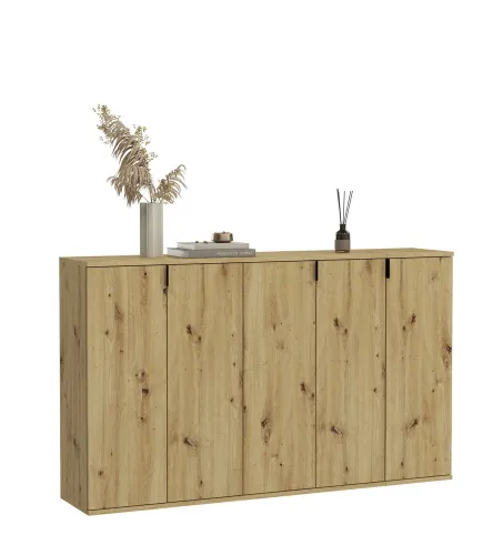 Garderoben Set Projekt X Kommoden Kombination Artisan Eiche 3-teilig