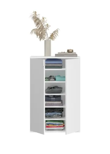 Garderoben Set Projekt X | Kommode| weiß Hochglanz | 3-teilig