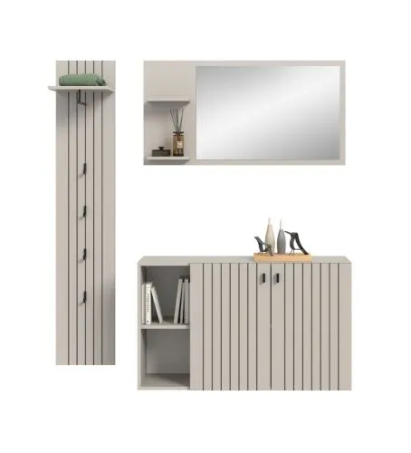 Garderoben-Set Station 2 | Kaschmir | 3-teilig