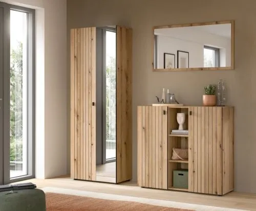 Garderoben-Set Station 3 | Evoke Eiche | 3-teilig