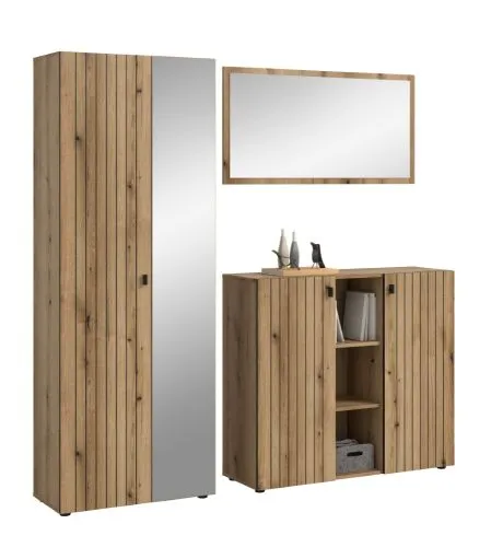 Garderoben-Set Station 3 | Evoke Eiche | 3-teilig