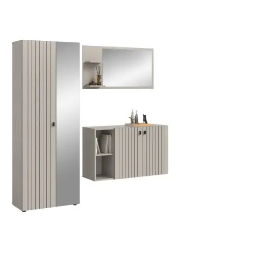 Garderoben-Set Station 3 | Kaschmir | 3-teilig