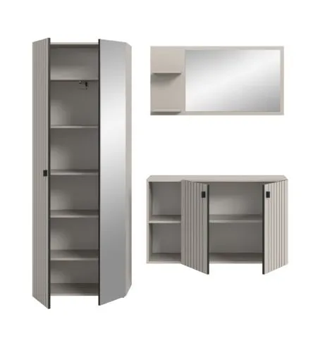 Garderoben-Set Station 3 | Kaschmir | 3-teilig