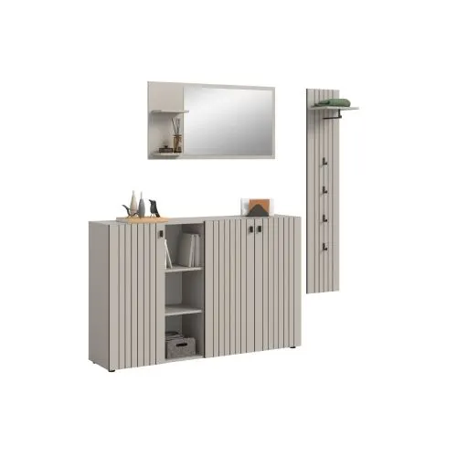 Garderoben-Set Station | Kaschmir | 3-teilig