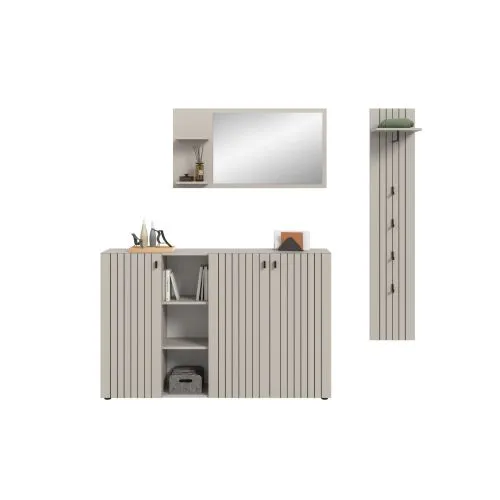 Garderoben-Set Station | Kaschmir | 3-teilig