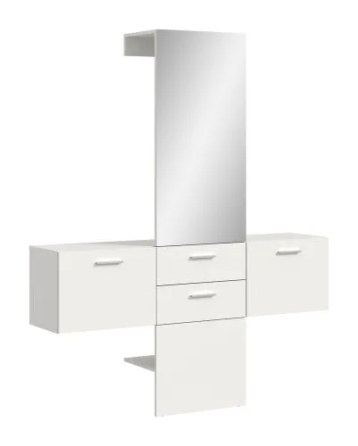 Garderoben-Set Vaga 3 | 3-teilig | weiß