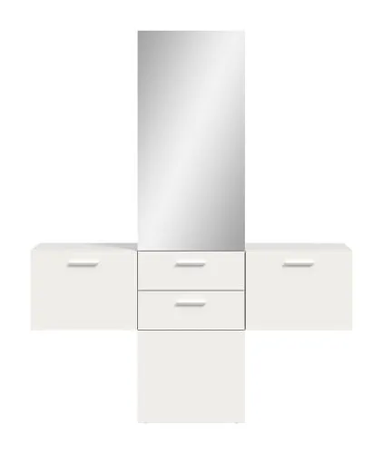 Garderoben-Set Vaga 3 | 3-teilig | weiß