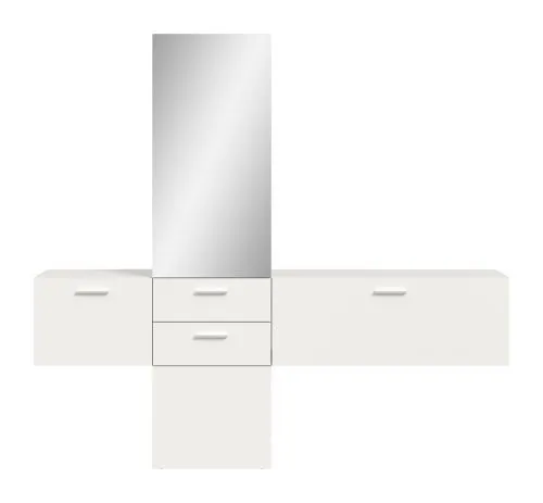 Garderoben-Set Vaga 4 | 3-teilig | weiß