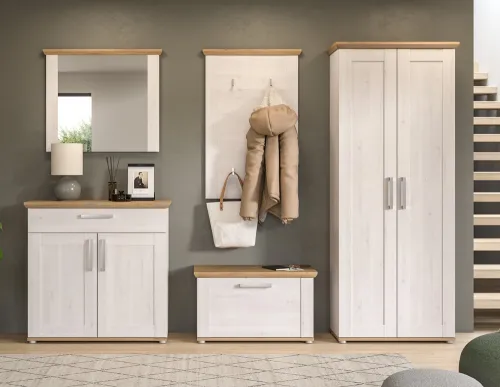 Garderoben-Set Verona | Lärche Sibiu / Eiche | 5-teilig