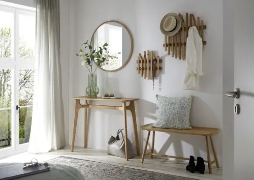 Garderobenbank Bantry | Eiche massiv