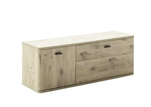 Garderobenbank Colorado 1 | Viking Oak mit Sitzkissen