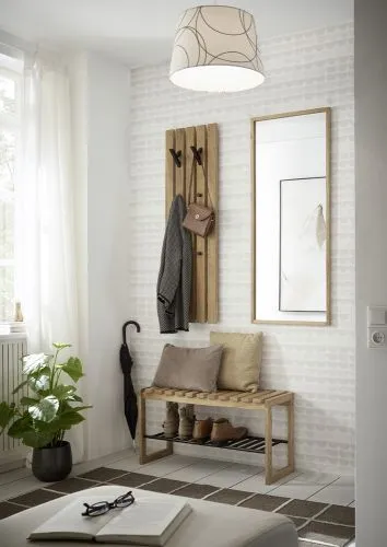 Garderobenpaneel Bantry 1 | Eiche massiv