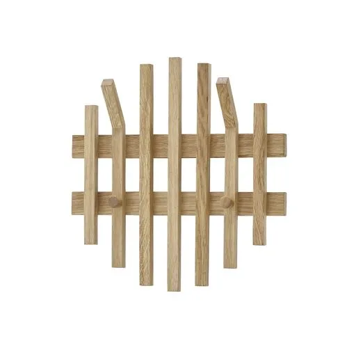 Garderobenpaneel Bantry 4 | Eiche massiv | verschiedene Größen