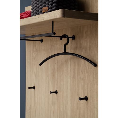 Garderobenpaneel Barcelona | Balkeneiche Bianco / Eiche Bianco