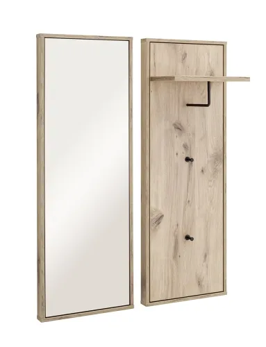 Garderobenpaneel Mezzano mit Spiegel | Viking Oak
