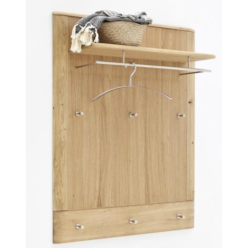 Garderobenpaneel Nilo | Balkeneiche Bianco