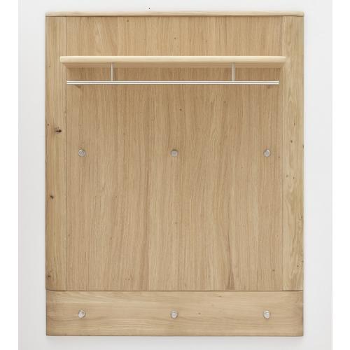 Garderobenpaneel Nilo | Balkeneiche Bianco