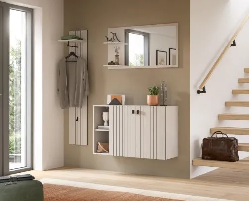 Garderobenpaneel Station | Kaschmir