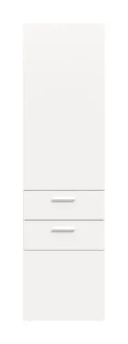 Garderobenpaneel Vaga | mit Schubkästen | weiß