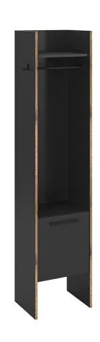 Garderobenschrank Bueno | Basalt / Nox Oak | 42 x 189 x 37 cm