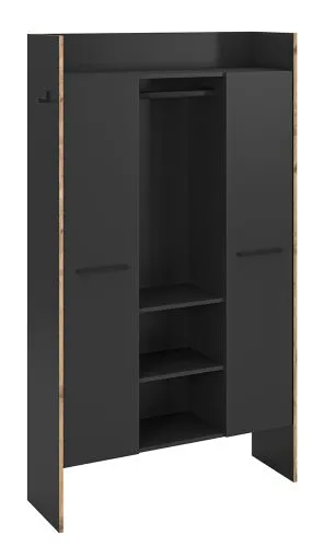 Garderobenschrank Bueno | Basalt / Nox Oak | verschiedene Größen