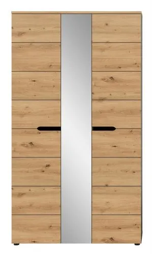 Garderobenschrank Canu 1 | grau / Artisan Eiche