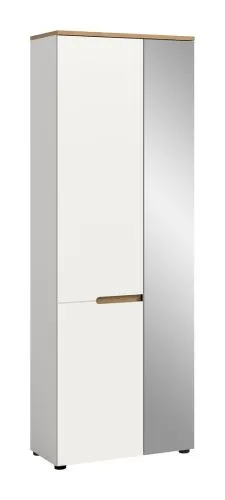 Garderobenschrank Canu | Weiß / Artisan Eiche